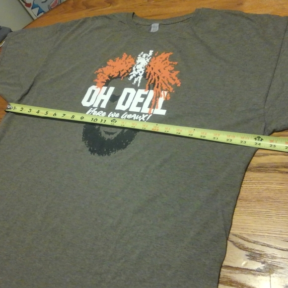 🏈 🐶 Cleveland Browns Odell Beckham Jr Shirt 2XL XXL NFL Oh Dell Here We Geaux - Picture 7 of 9
